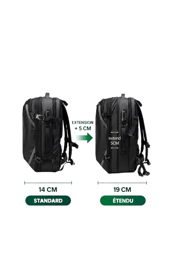 Poche latérale extensible — Tarmac 40L — Sac à dos cabine