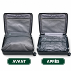 Airline — Valise cabine rigide compression sous vide avec serrure TSA