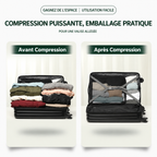 Airline — Valise cabine rigide compression sous vide avec serrure TSA