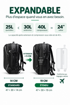 Tarmac 40L — Sac à dos cabine