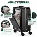 Terminal — Valise cabine rigide compression sous vide avec compartiment ordinateur