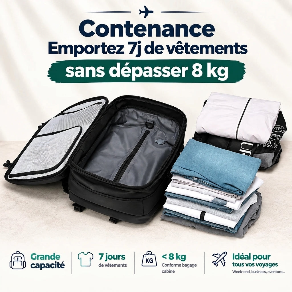 Hublo 31L — Sac à dos cabine
