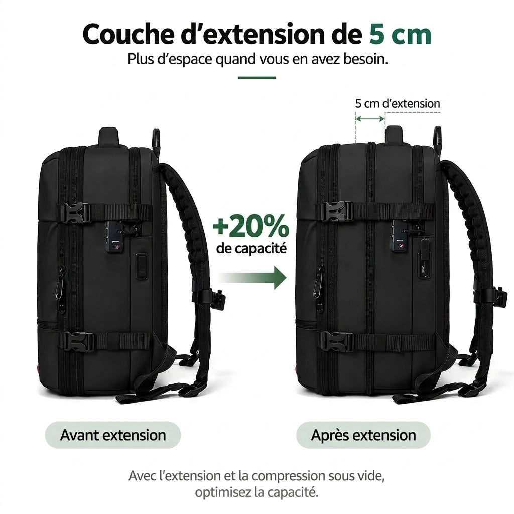Cap 24L — Sac à dos sous le siège