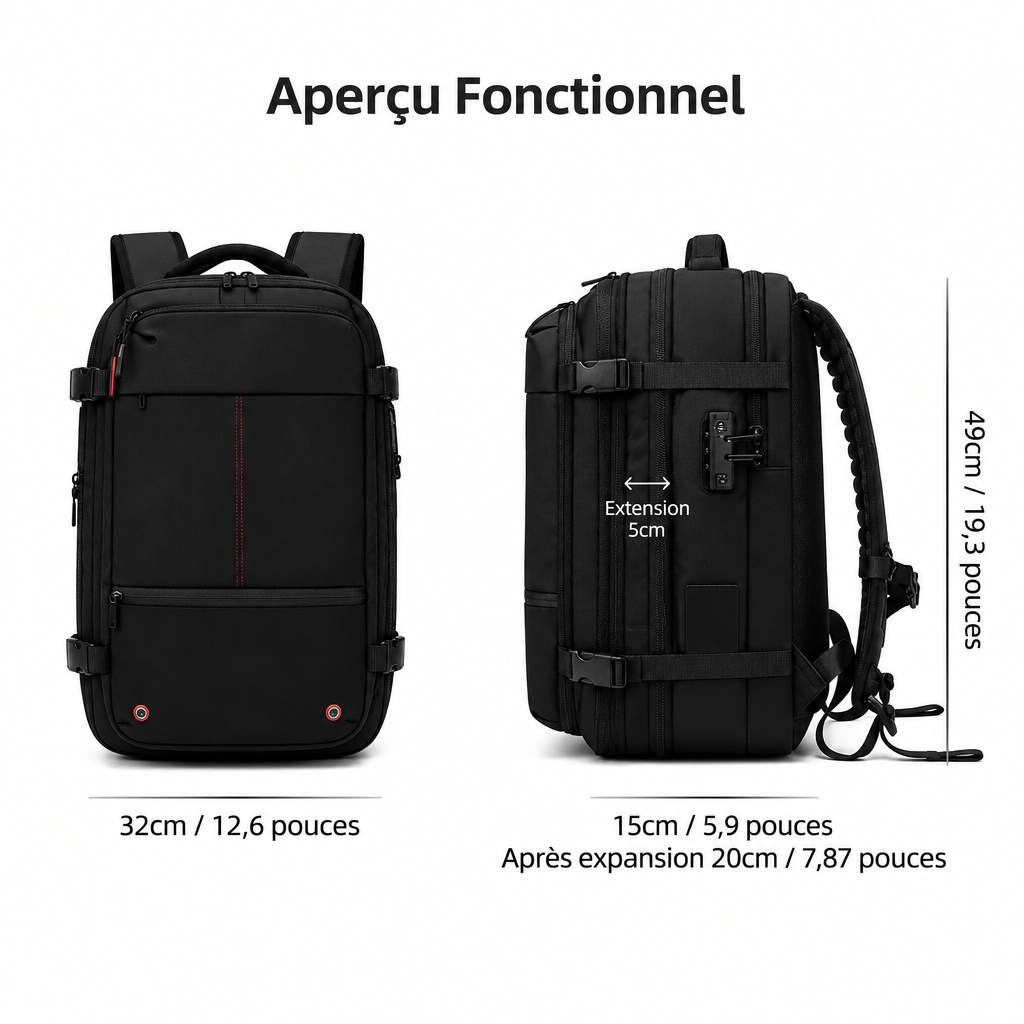 Escale 60L — Sac à dos cabine