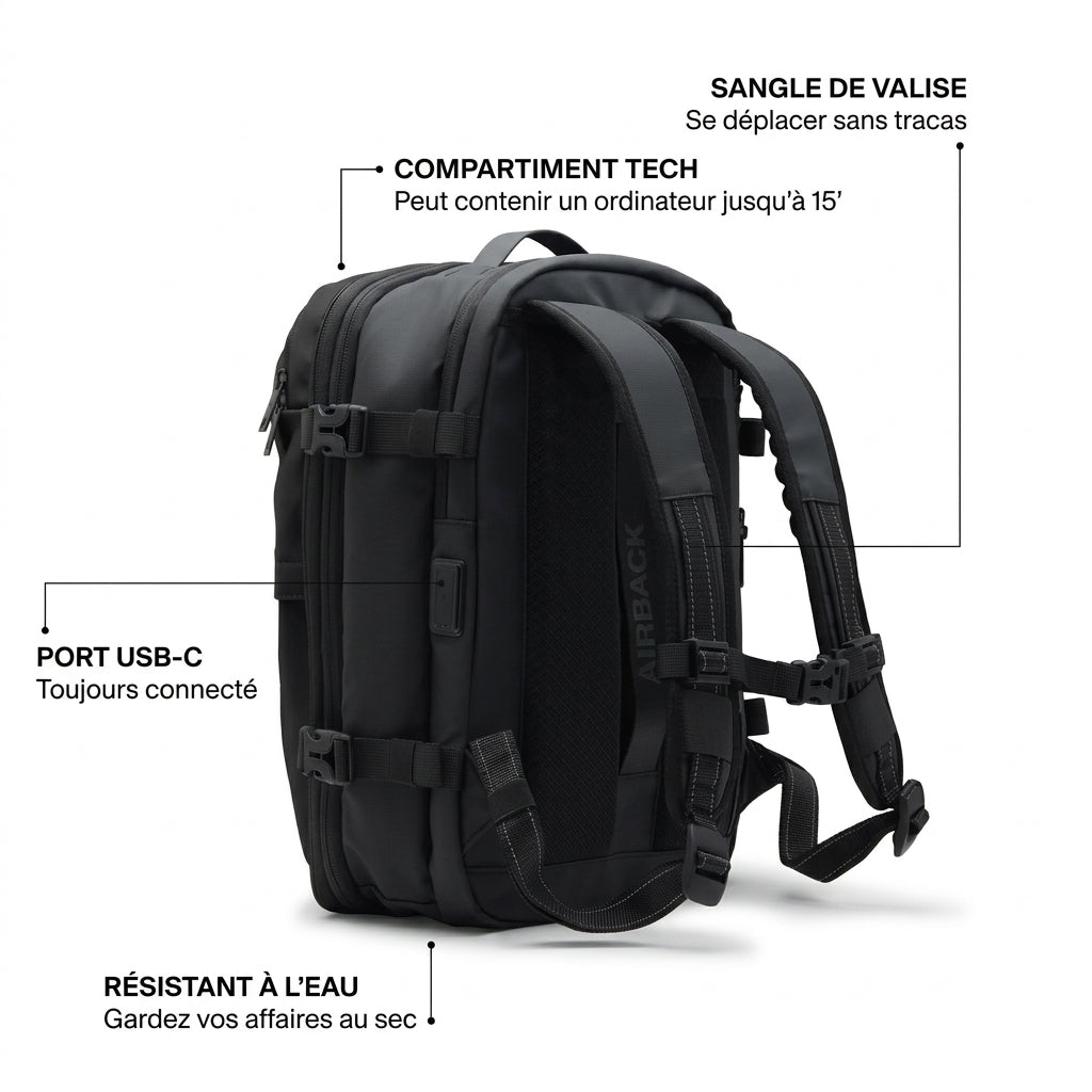 Transit 32L — Sac à dos sous le siège
