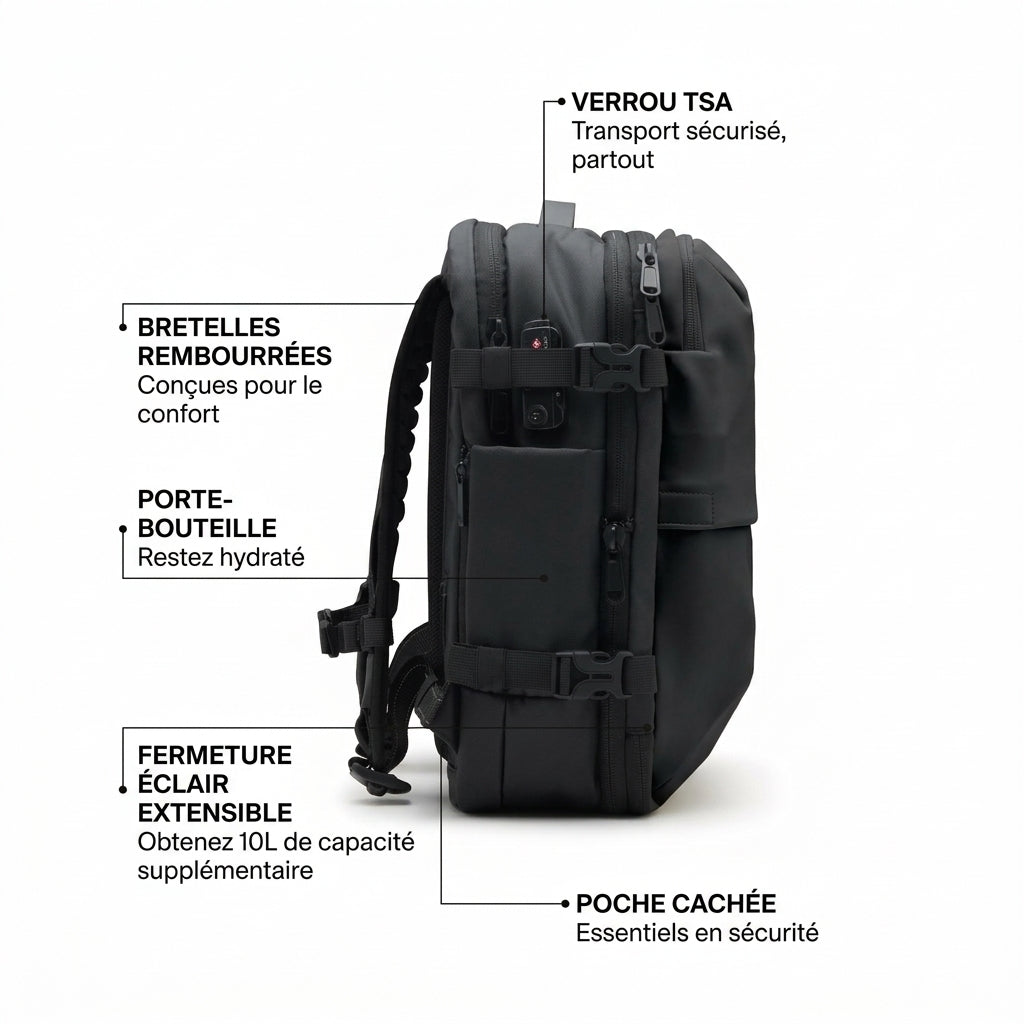 Transit 32L — Sac à dos sous le siège