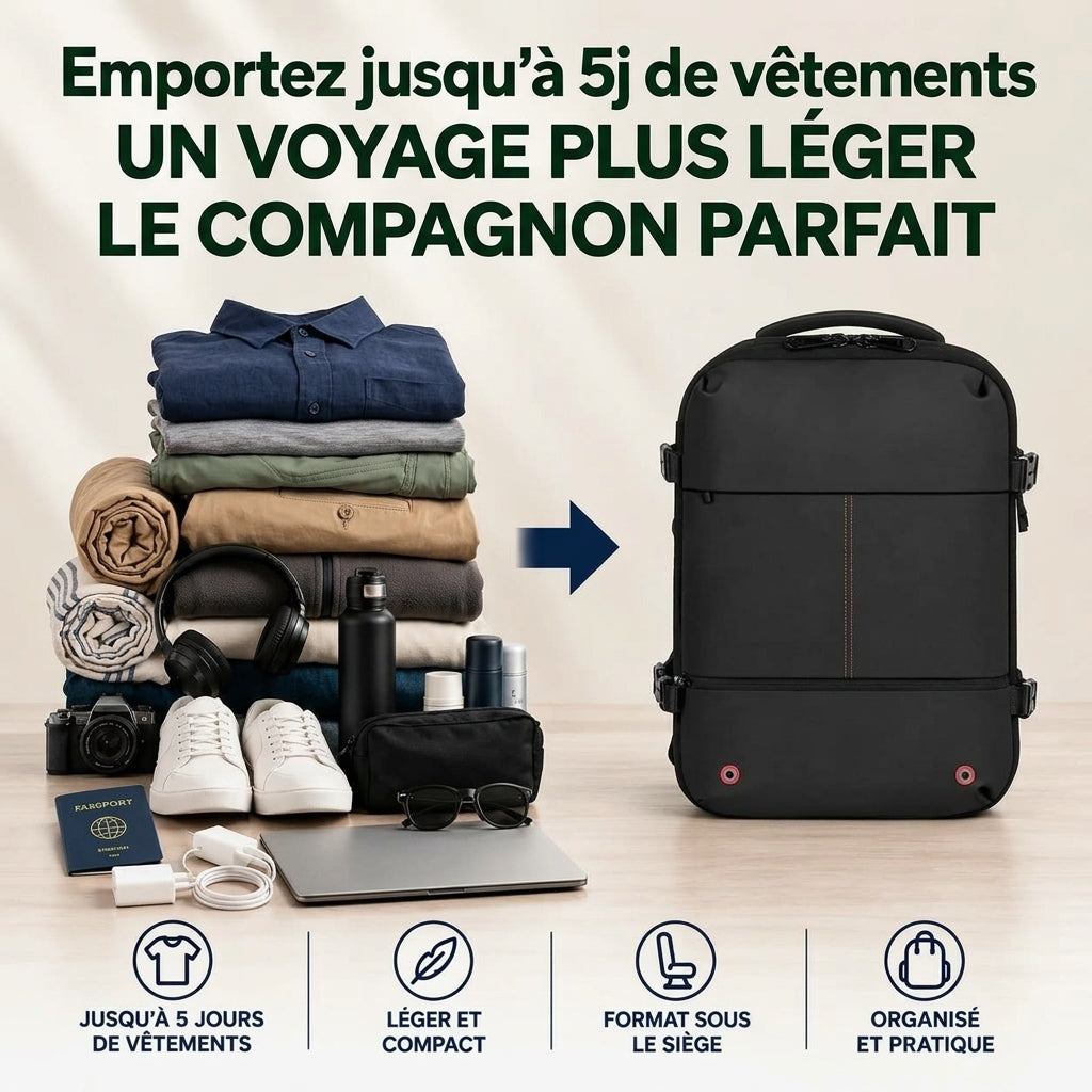 Cap 48L — Sac à dos sous le siège