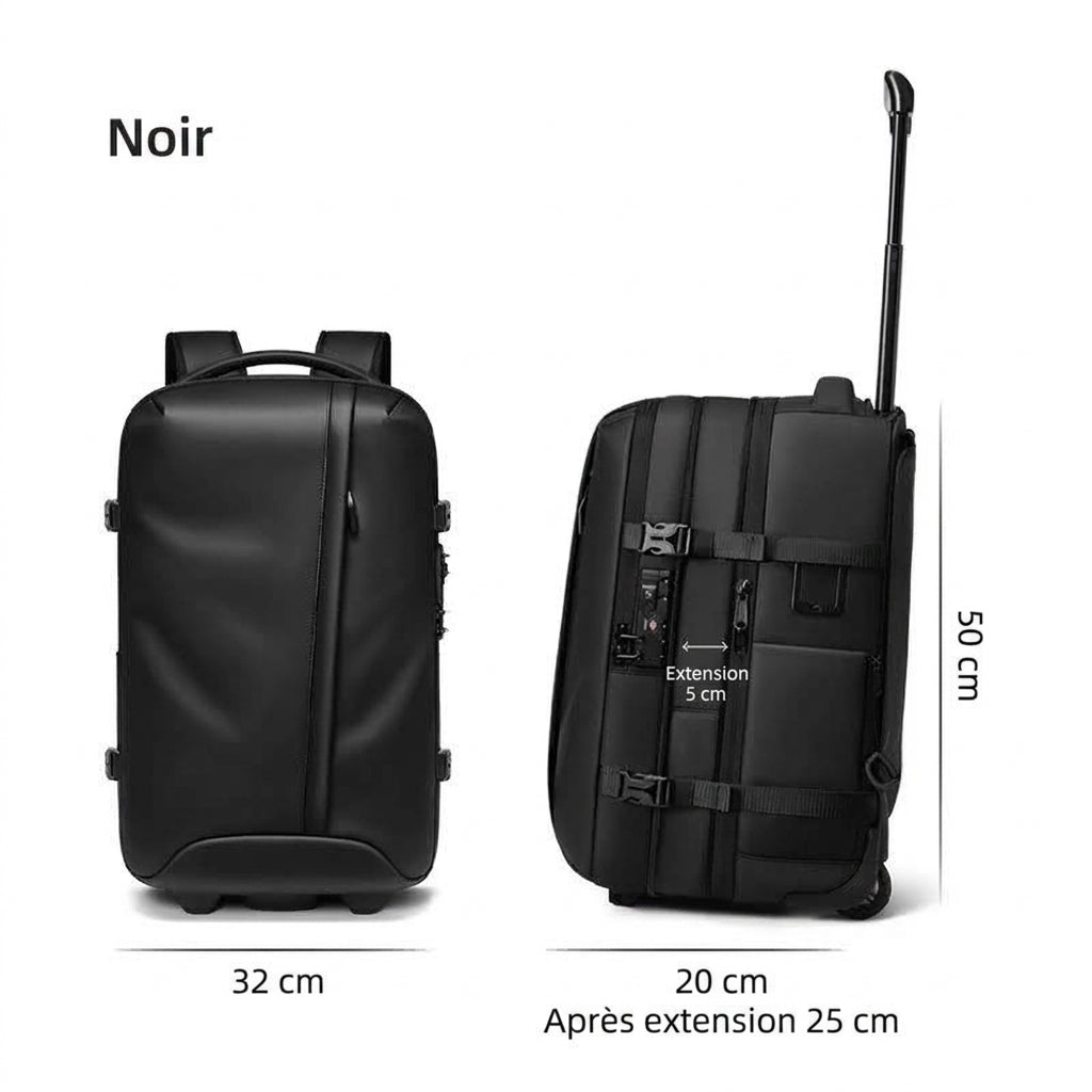 Runway — Valise cabine 2-en-1 compression sous vide 60L