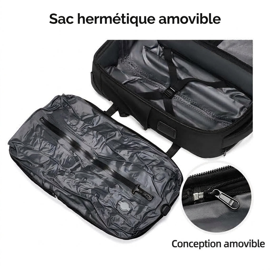 Runway — Valise cabine 2-en-1 compression sous vide 60L
